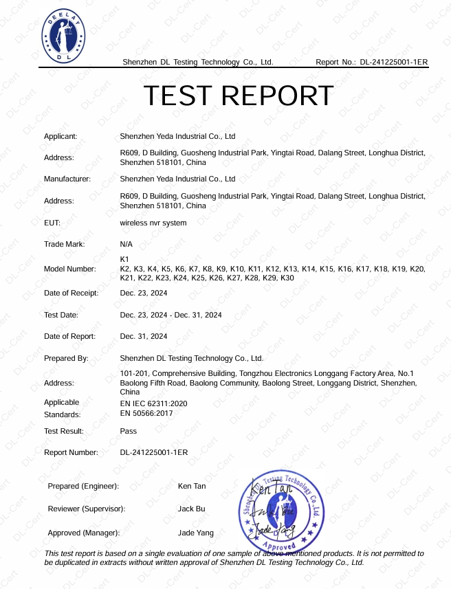 Certificates