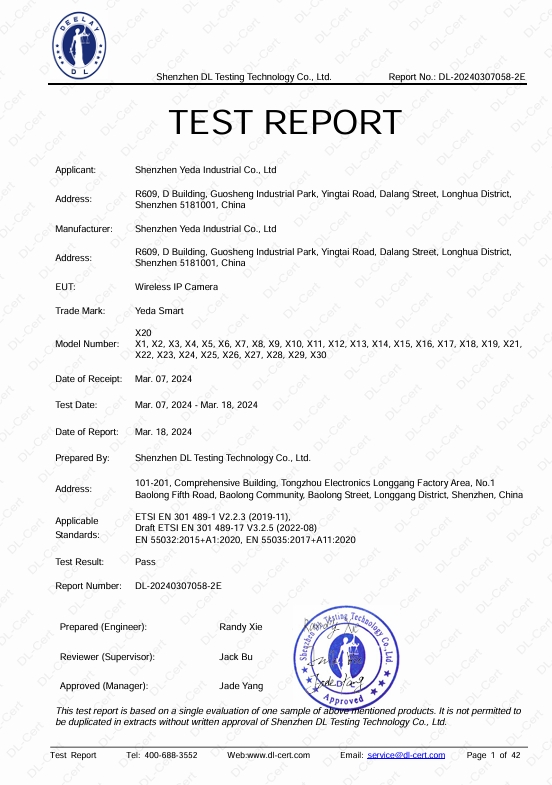 Certifications